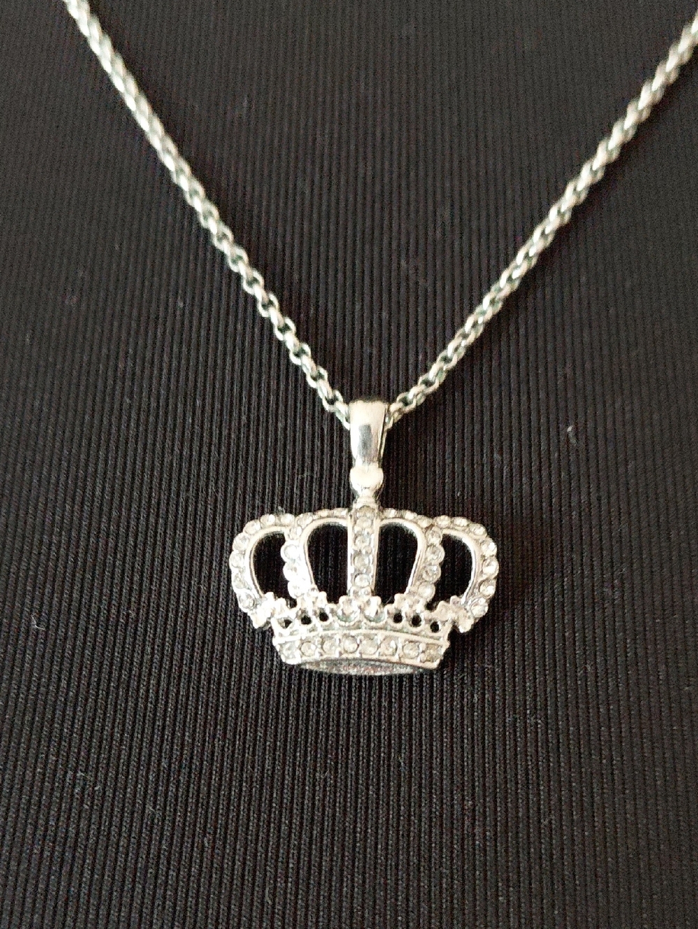 Juicy Couture Silver Crown Pendant Necklace - Women Jewelry - Picture 2 of 6